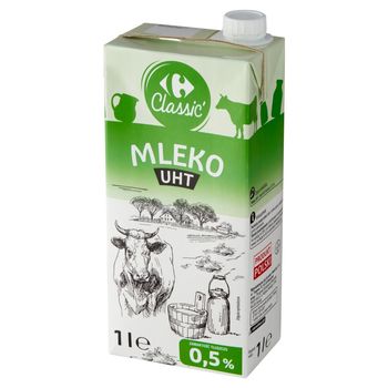 Carrefour Classic Mleko UHT 0,5% 1 l