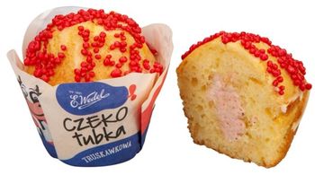 Muffin E. Wedel Czekotubka truskawkowa 80 g