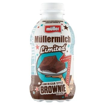 Müller Müllermilch Napój mleczny o smaku ciasta czekoladowego brownie 400 g