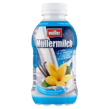 Müller Müllermilch Napój mleczny o smaku waniliowym 400 g