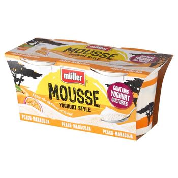 Müller Produkt mleczny fermentowany brzoskwinia-marakuja 190 g  (2 x 95 g)