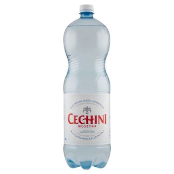 Muszyna Cechini Naturalna woda mineralna wysokozmineralizowana niskonasycona 2 l