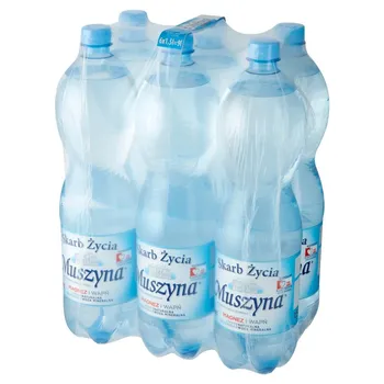 Muszyna Skarb Życia Naturalna woda mineralna wysokozmineralizowana lekko gazowana 6 x 1,5 l