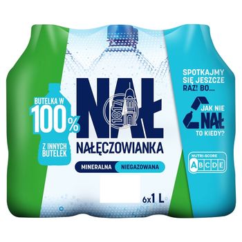 Nałęczowianka Naturalna woda mineralna niegazowana 6 x 1 l