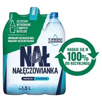 Nałęczowianka Naturalna woda mineralna niegazowana 6 x 1,5 l