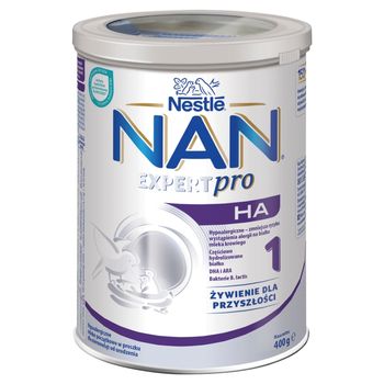 NAN EXPERTPRO HA 1 Mleko początkowe w proszku dla niemowląt od urodzenia 400 g