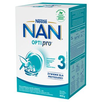 NAN OPTIPRO 3 Mleko modyfikowane dla dzieci po 1. roku 800 g (2 x 400 g)