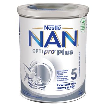 NAN OPTIPRO Plus 5 Produkt na bazie mleka dla małych dzieci 800 g