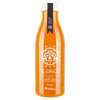 Słońce Sok 100% marchew jabłko cytryna kurkuma pielęgnacja 520 ml