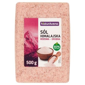 NaturAvena Sól himalajska różowa drobna 500 g