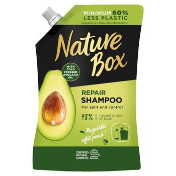 Nature Box Avocado Oil Regenerujący szampon do włosów zniszczonych z olejem z awokado zapas 500 ml