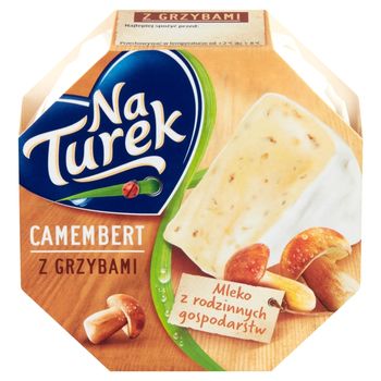 NaTurek Ser pleśniowy camembert z grzybami 120 g