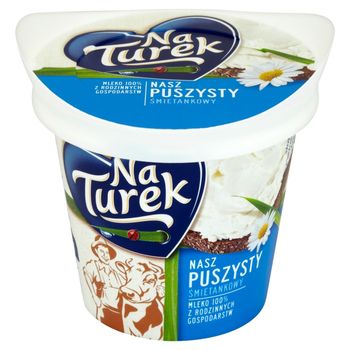 NaTurek Nasz Puszysty śmietankowy Serek twarogowy 140 g