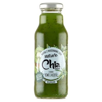 Naturio Napój z nasionami chia o smaku kiwi i aloesu 295 ml