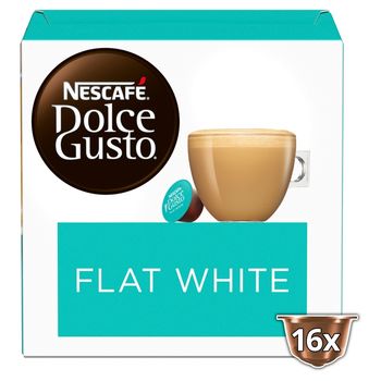 Nescafé Dolce Gusto Flat White Mleko i kawa w kapsułkach 187,2 g (16 x 11,7 g)