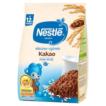 Nestlé Kaszka mleczno-ryżowa kakao dla dzieci po 12. miesiącu 230 g