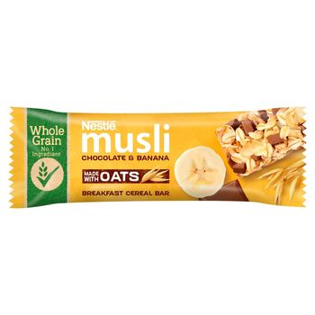 Nestlé Musli Batonik zbożowy z mleczną czekoladą i bananami 35 g