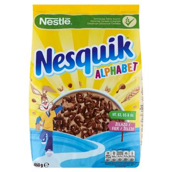 Nestlé Nesquik Alphabet Płatki śniadaniowe 460 g