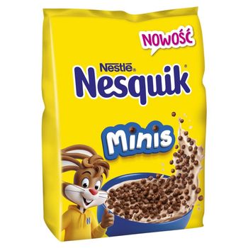 Nestlé Nesquik Minis Zbożowe kuleczki o smaku czekoladowym 210 g
