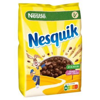 Nestlé Nesquik Zbożowe kuleczki o smaku czekoladowym 500 g