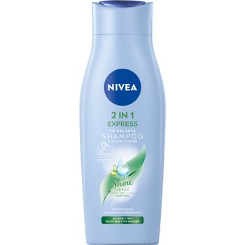 Nivea 2in1 Express Łagodny szampon z odżywką do włosów 400 ml