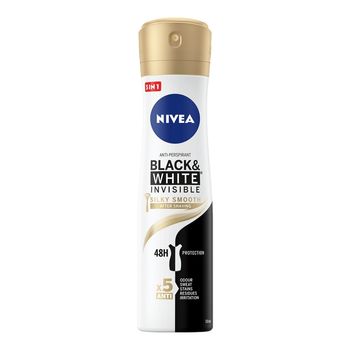 Nivea Black & White Invisible Silky Smooth Antyperspirant w spray'u 150 ml