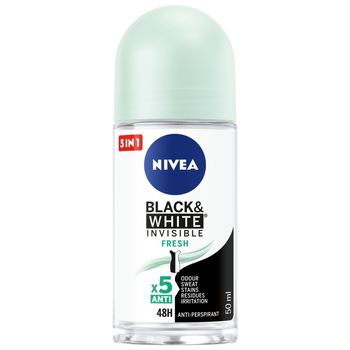 Nivea Black&White Invisible Fresh Antyperspirant Roll ON 50 ml
