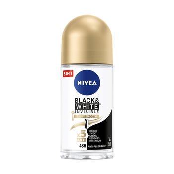 Nivea Black&White Invisible Silky Smooth Antyperspirant Roll ON 50 ml