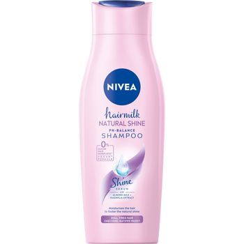 Nivea Hairmilk Natural Shine Pielęgnujący szampon do włosów 400 ml