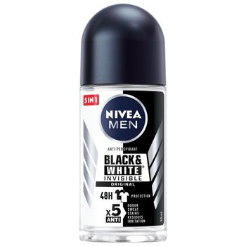 Nivea MEN Antyperspirant w Kulce Black&White Invisible Original 50 ml