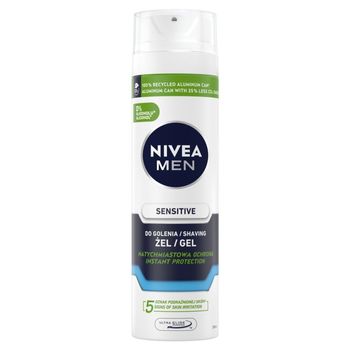 Nivea MEN Sensitive Łagodzący żel do golenia 200 ml