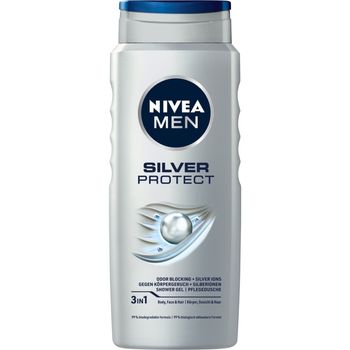 Nivea MEN Silver Protect ŻEL POD Prysznic DLA Mężczyzn 500 ml