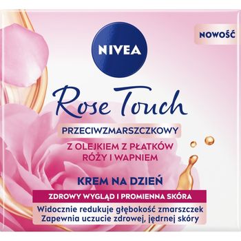 Nivea Rose Touch Przeciwzmarszczkowy Krem NA Dzień 50 ml