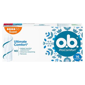 O.B. ProComfort Super Tampony 16 sztuk