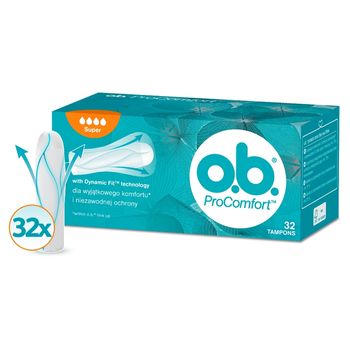 O.B. ProComfort Super Tampony 32 sztuki