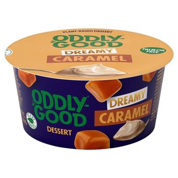 Oddlygood Dreamy Caramel Fermentowany deser na bazie owsa o smaku karmelowym 130 g