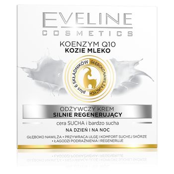 Odżywczy krem silnie regenerujący Koenzym Q10 , Kozie mleko  dz/n