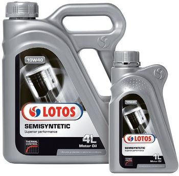 Olej LOTOS Lotos Semisyntetic z formułą Thermal Control 10W/40 (4 l) 