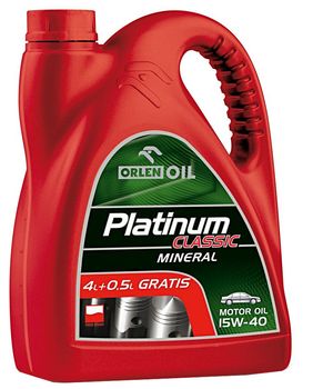Olej ORLEN OIL Platinum Classic Mineral 15W-40 4.5 l 