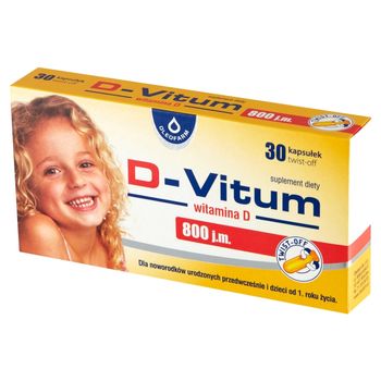 Oleofarm D-Vitum 800 j.m. Suplement diety 7 g (30 sztuk)
