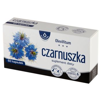 Oleofarm Suplement diety czarnuszka 42 g (60 sztuk)