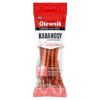 Olewnik Kabanosy wieprzowe z cielęciną 105 g