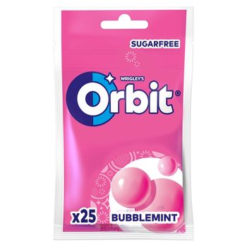 Orbit Bubblemint Guma do żucia bez cukru 35 g (25 sztuk)