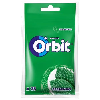 Orbit Spearmint Guma do żucia bez cukru 35 g (25 sztuk)