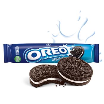Oreo Original Ciastka kakaowe z nadzieniem o smaku waniliowym 110 g (10 sztuk)
