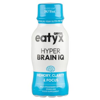 Oshee Eatyx Hyper Brain IQ Suplement diety gazowany napój o smaku poziomkowo-jabłkowym 100 ml