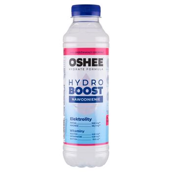 Oshee HydroBoost Napój izotoniczny niegazowany smak orzeźwiający grejpfrut 555 ml