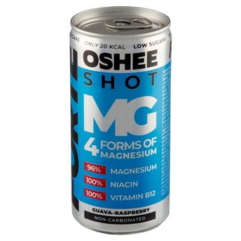 Oshee Shot Forte Suplement diety napój niegazowany o smaku guawy i maliny 200 ml