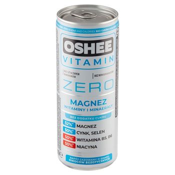 Oshee Vitamin Zero Napój gazowany o smaku owoców egzotycznych 250 ml