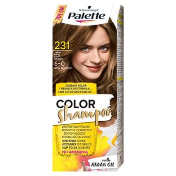 Palette Color Shampoo Szampon koloryzujący do włosów 231 (6-0) jasny brąz